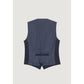 Antony Morato Blue Polyester Waistcoat