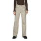 Only Beige Cotton Relaxed Fit Jean