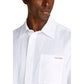 Calvin Klein Jeans White Linen Shortsleeve