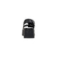 Tommy Hilfiger Jeans Black Leather Sandal