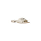 Guess Cream Leather Sandal