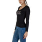 Guess Black Cotton Long Sleeve