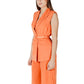 Liu Jo Orange Lyocell Waistcoat