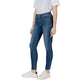 Armani Exchange Blue Cotton Skinny Jean