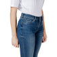 Armani Exchange Blue Cotton Skinny Jean
