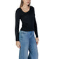 Vila Clothes Black Viscose Sportswear