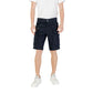 Replay Blue Cotton Bermuda