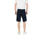 Replay Blue Cotton Bermuda