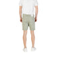 Replay Green Cotton Bermuda