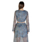 Only Blue Recycled Polyester Top