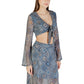 Only Blue Recycled Polyester Top
