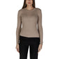 Vila Clothes Beige Recycled Polyester Sportswear