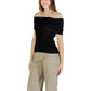 Only Black Polyester Sweater