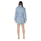 Morgan De Toi Blue Cotton Parka