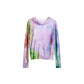 Desigual Purple Viscose Sweatshirt