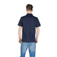 Emporio Armani Underwear Blue Cotton Polo Shirt