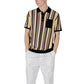Gianni Lupo Black Viscose Polo Shirt