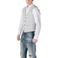 Gianni Lupo Black Linen Waistcoat