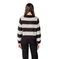 Jacqueline De Yong Black And White Marabou Sweater