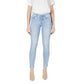 Street One Light Blue Cotton Slim Fit Jean