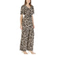 ICHI Beige Viscose Jumpsuit