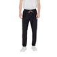 Gianni Lupo Black Polyester Casual Pants