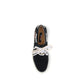 Dsquared² Black Cotton Slip-On Loafers