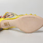 Dolce & Gabbana Yellow Butterfly Applique Sandals Shoes