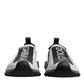 Dolce & Gabbana Black White Slip On Sorrento Sneakers Shoes