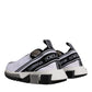 Dolce & Gabbana Black White Slip On Sorrento Sneakers Shoes