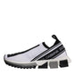 Dolce & Gabbana Black White Slip On Sorrento Sneakers Shoes