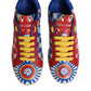 Dolce & Gabbana Portofino Carretto Printed Leather Sneakers Shoes