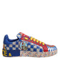 Dolce & Gabbana Portofino Carretto Printed Leather Sneakers Shoes