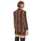 PINKO Brown Cotton Women Blazer
