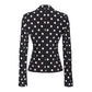 PINKO Black Viscose Women Blazer