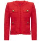 Balmain Red Nylon Suits & Blazer