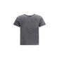 Alexander Wang Gray Cotton T-Shirt