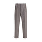 Margiela Green Fleece Wool Dress Pants