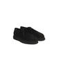 Cerruti 1881 Black Calfskin Men Derby Shoe