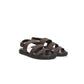 Cerruti 1881 Brown Cowhide Men Sandal