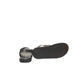Cerruti 1881 Black Leather Men Sandal