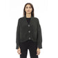 Alpha Studio Gray Merino Wool Cardigan