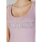 Guess Purple Cotton Tank Top