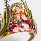 Dolce & Gabbana Gold Brass Crystal Embellished Headpiece Crown Diadem Tiara