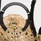 Dolce & Gabbana Gold Brass Crystal Embellished Headpiece Crown Diadem Tiara