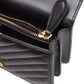 PINKO Black Leather Love One Mini Shoulder Bag