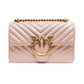 PINKO Powder Pink Love One Mini Shoulder Bag