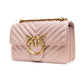PINKO Powder Pink Love One Mini Shoulder Bag