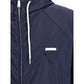 Prada Blue Recycled Polyamide Shell Jacket