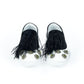 Mr&Mrs Italy Black Bovine Leather Women Slip-on Shoe